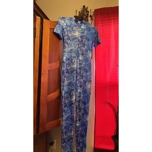 Patchwork Denim Design Jumpsuit